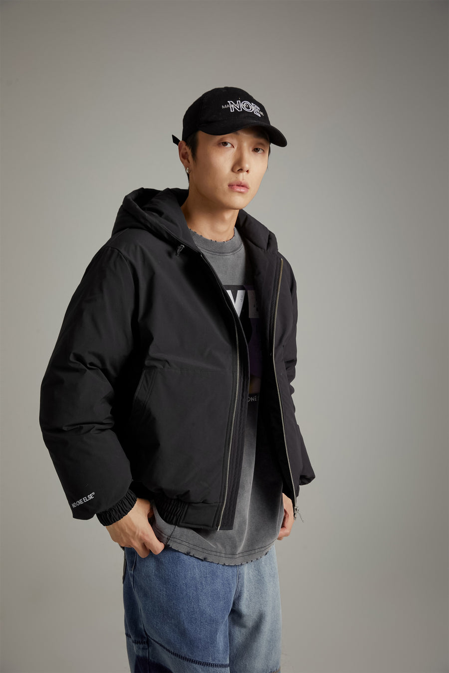 CHUU Hood Overfit Padded Jacket