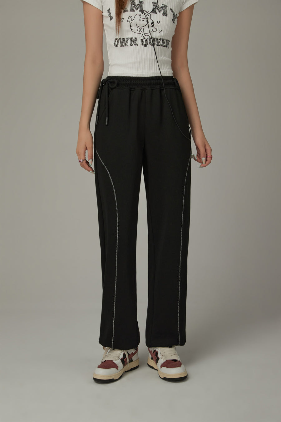 CHUU Elastic Waist Loose Jogger Pants