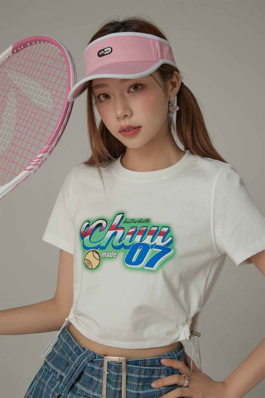 CHUU Cotton Colorblocked Suncap