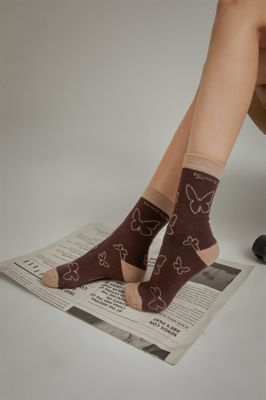 CHUU Butterfly Socks