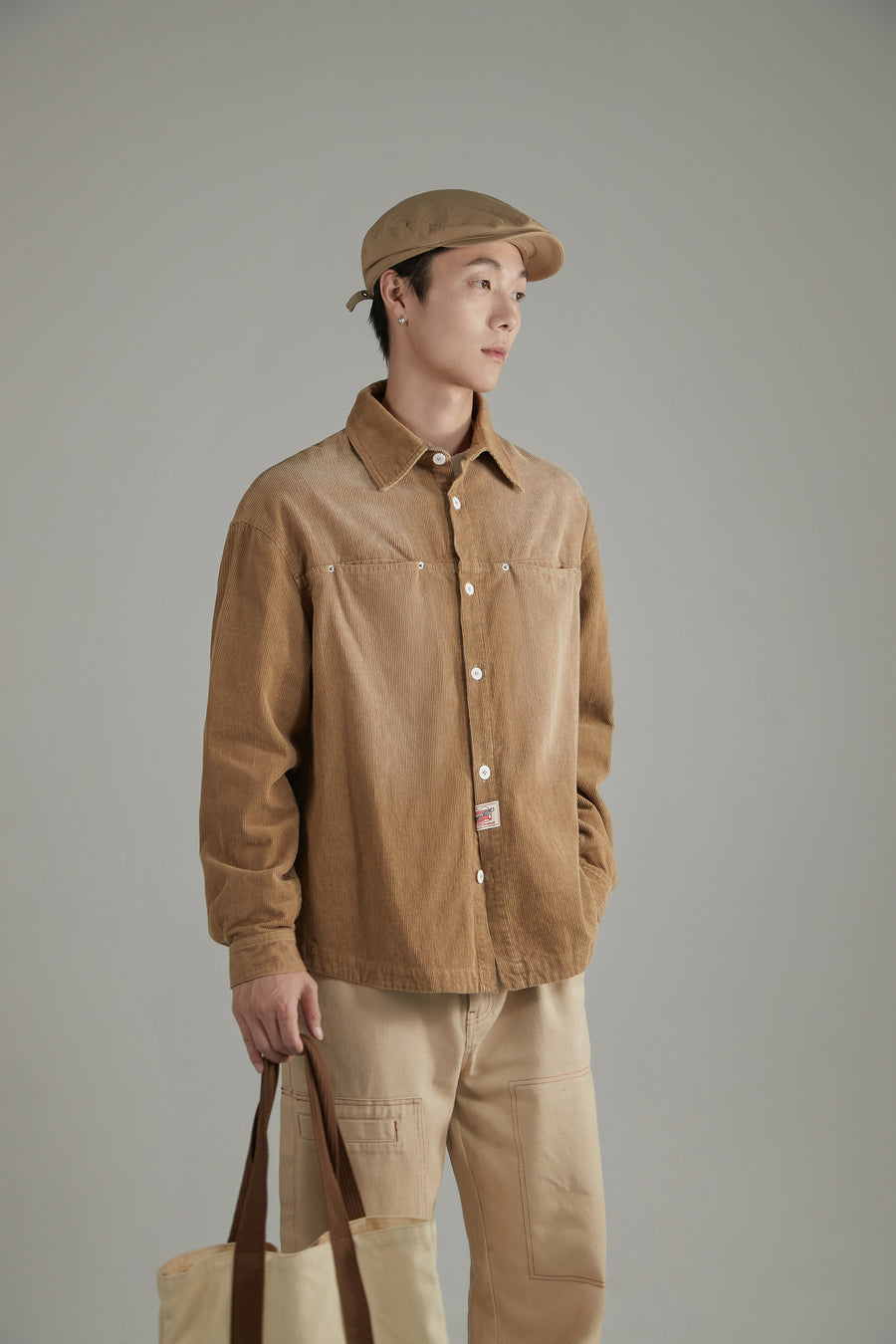 CHUU Vintage Pocket Loose Fit Shirt