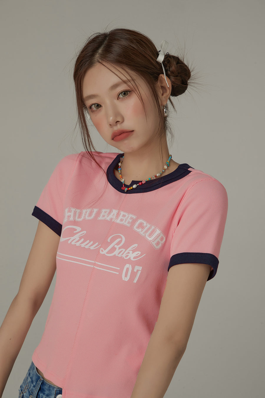 CHUU Babe Club Sporty Varsity T-Shirt