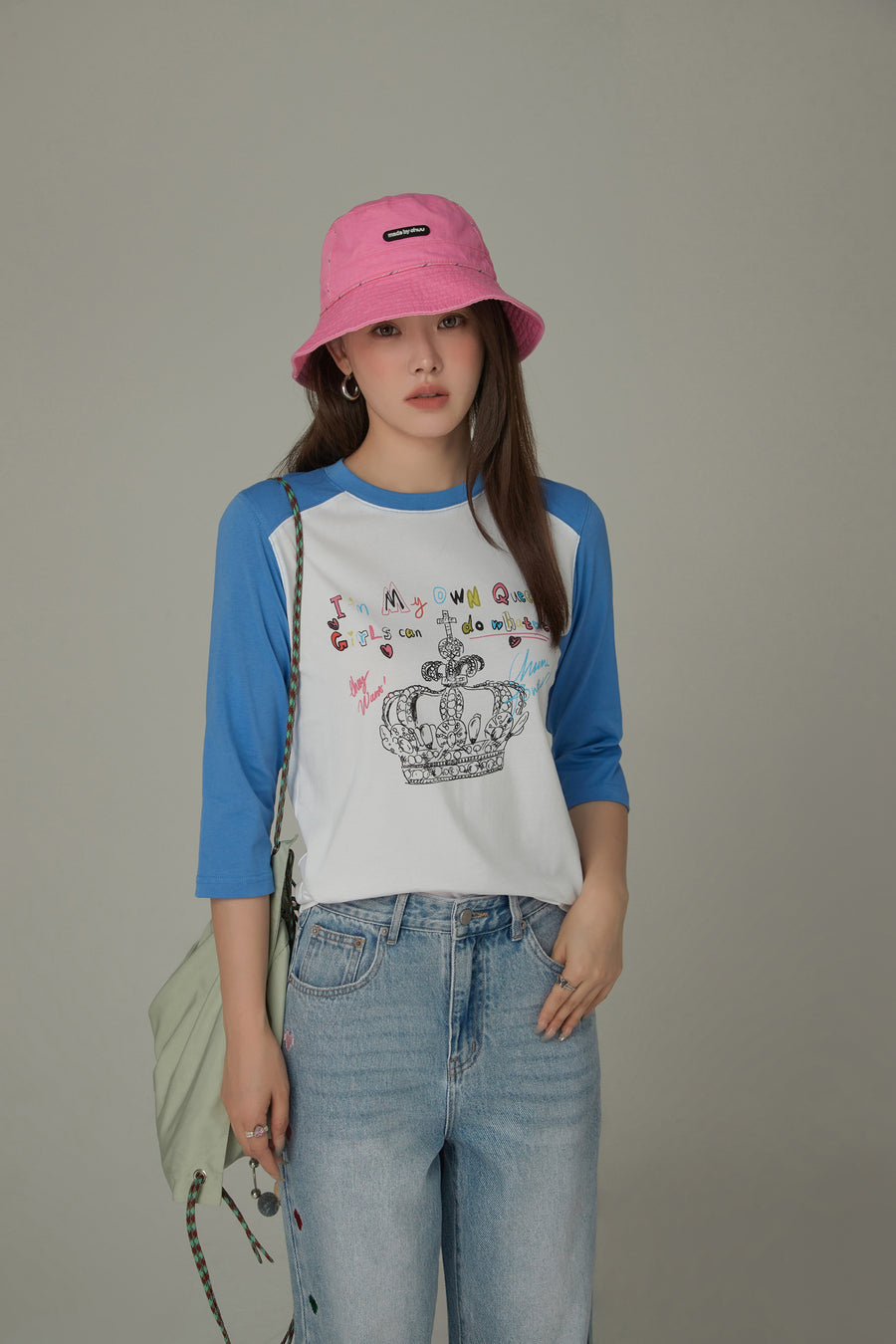 CHUU Two Way Color Bucket Hat