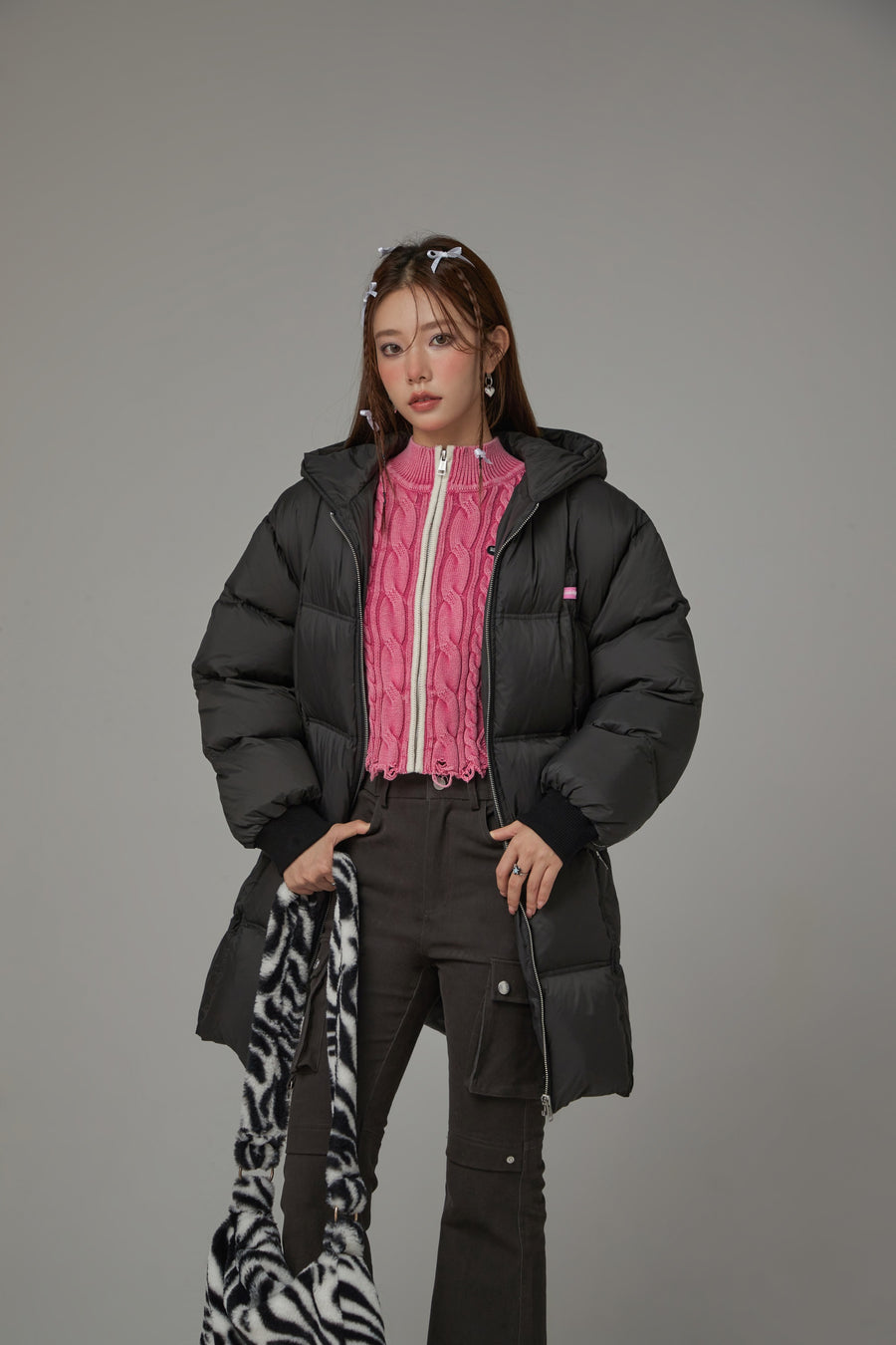 CHUU Hooded Duck Down Padded Jacket