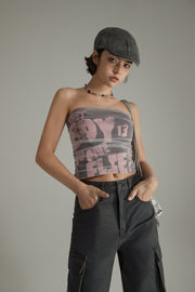 Vintage That Boy Sleeveless Tube Top