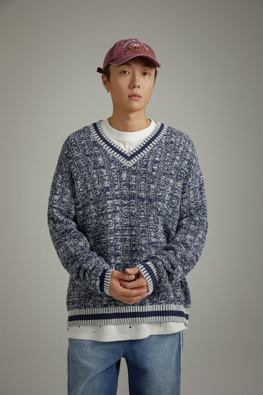 CHUU V-Neck Loose Knit Sweater