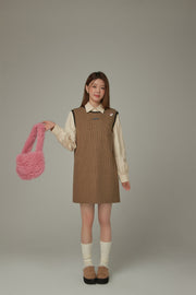 Line Color Matching Dress
