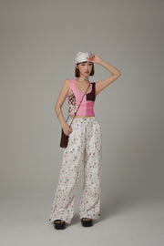 Heart String Wide Pants