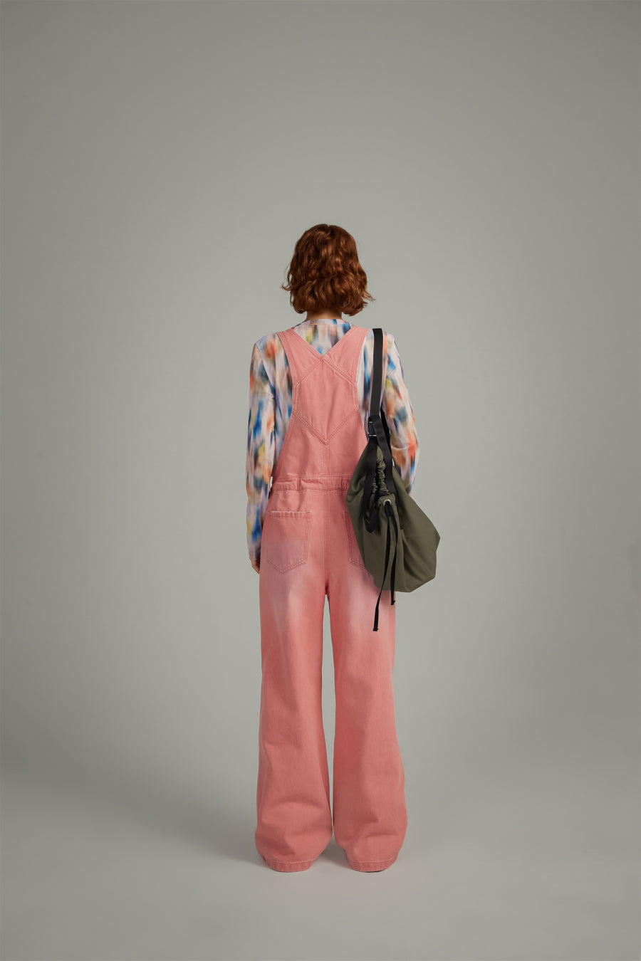 CHUU Drawstring Waist Overalls