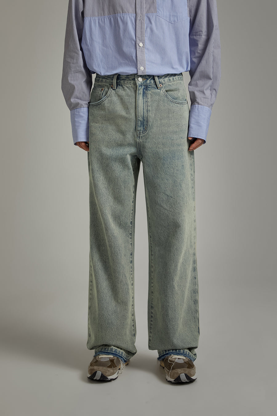 CHUU Wide Denim Daily Jeans