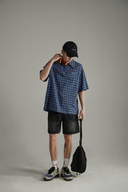 Retro Checked Loose Fit Shirt