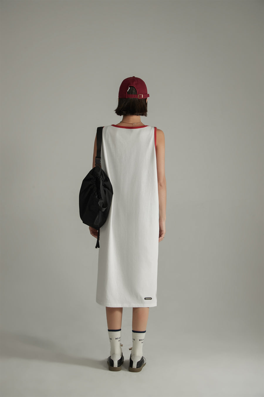 CHUU Noe Sleeveless Long T-Shirt Dress