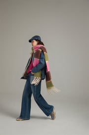 Fringe Stripe Muffler