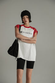 Noe Raglan Sleeveless T-Shirt