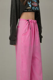 Draw String Wide Pants