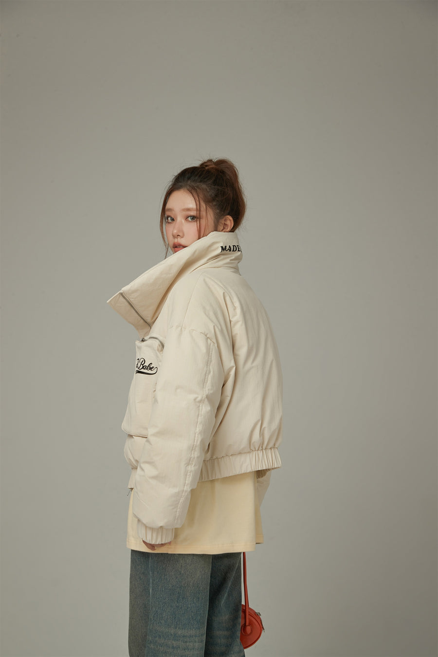 CHUU Big Pocket High Neck Sporty Jacket