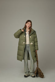 Boxy Padded Long Coat