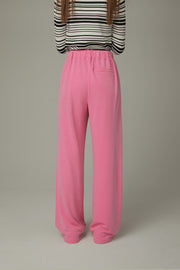 Elastic Waist Color Pants