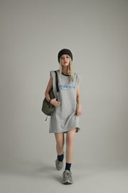 Noe Center Logo Sleeveless T-Shirt Dress