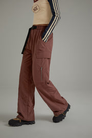 Cargo Drawstring Waist Casual Pants