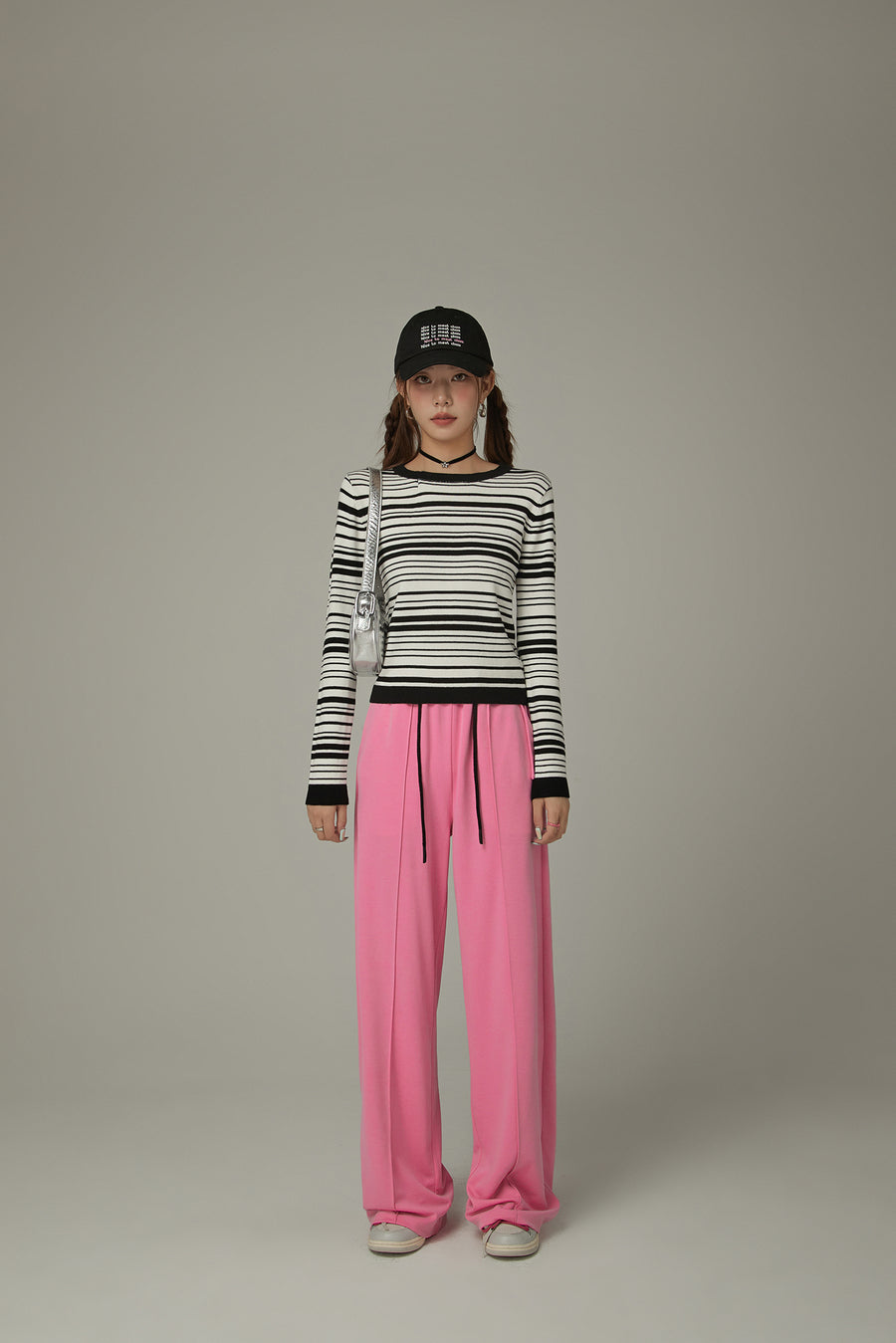 CHUU Elastic Waist Color Pants