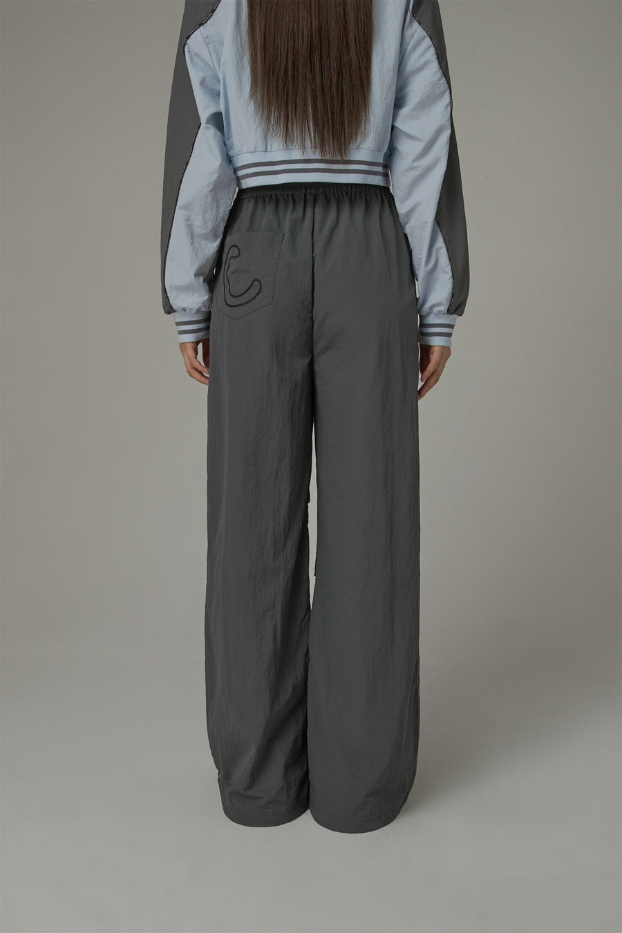 CHUU Loose Straight Wide Leg Casual Pants