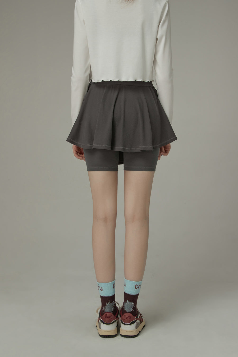 CHUU Sporty Daily Biker Shorts And Tennis Skirt