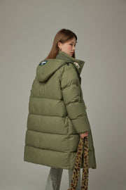 Boxy Padded Long Coat