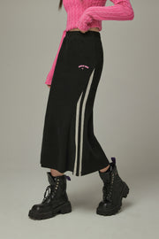 Logo Embroidery Long Skirt