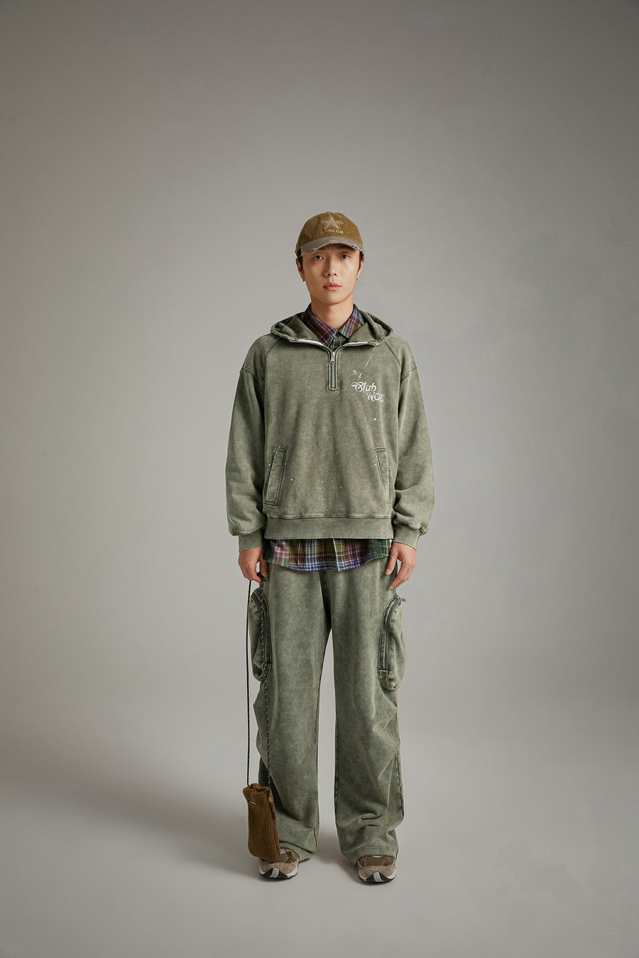 CHUU Pocket Wide Casual Pants