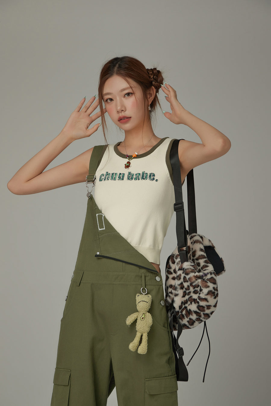 CHUU Basic Pocket Color Overalls