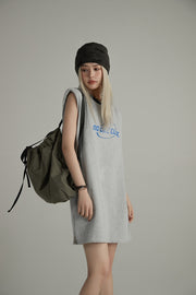 Noe Center Logo Sleeveless T-Shirt Dress