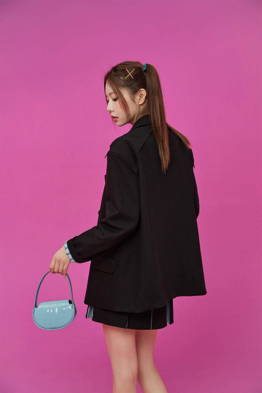 CHUU Boxy Double Blazer Jacket