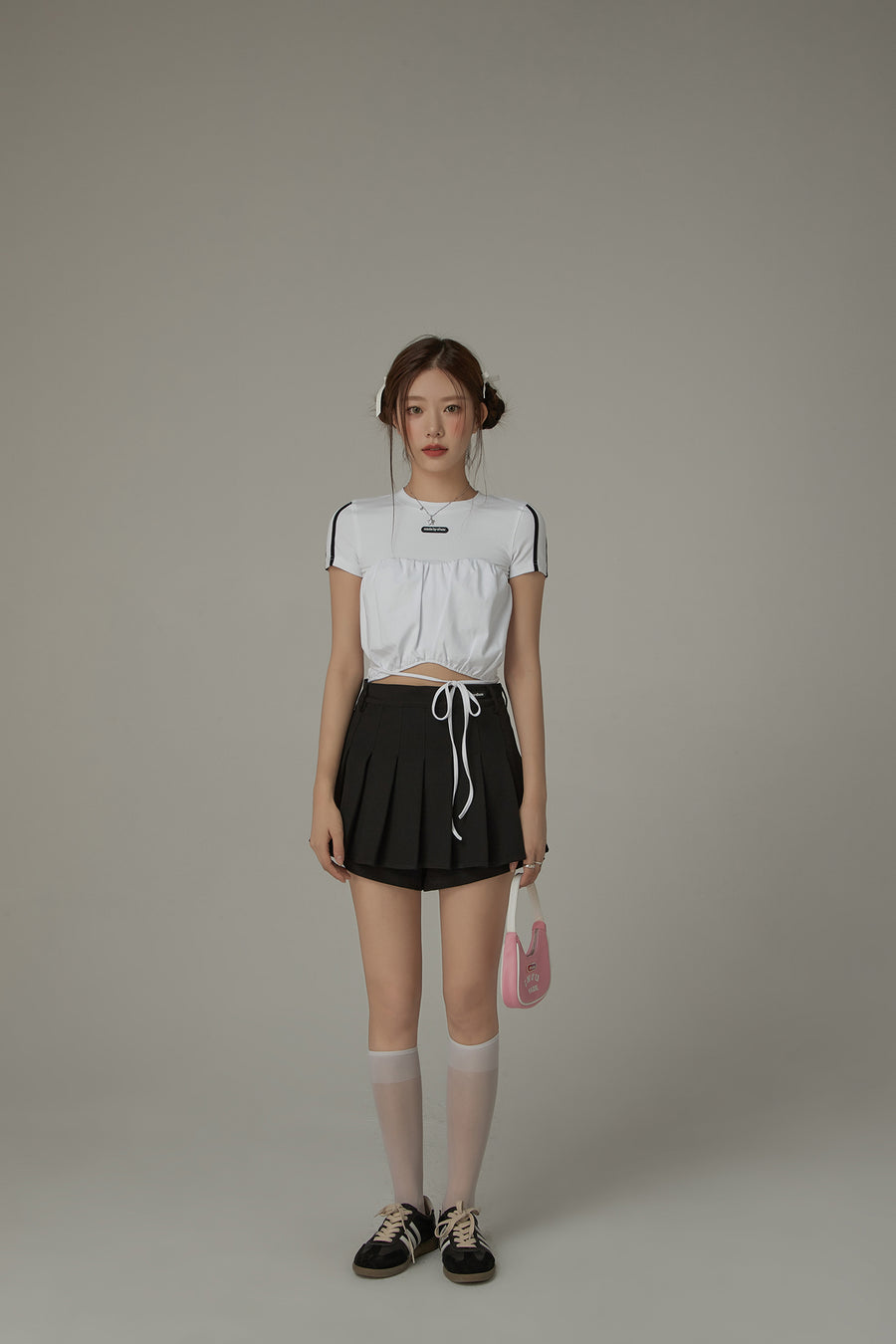 CHUU String Slim Fit Cropped Top