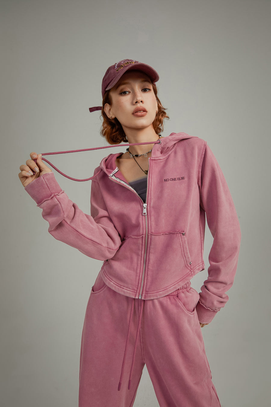 CHUU Basic Hood Zip-Up