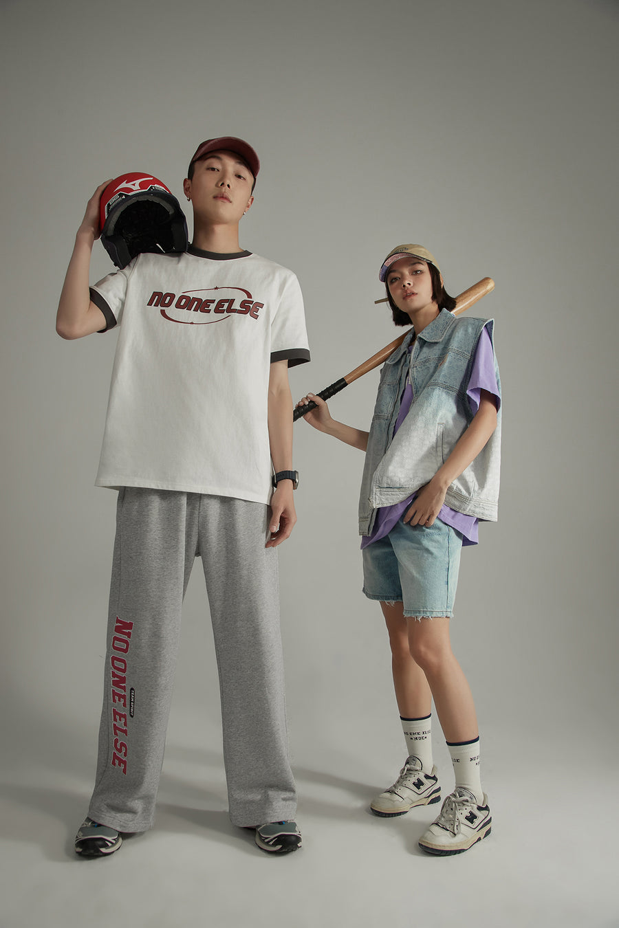 CHUU Side Leg Logo Jogger Pants