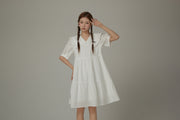 Baby Doll Frilly Collar Dress