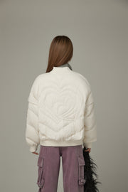 Heart Quilting Padded Jacket