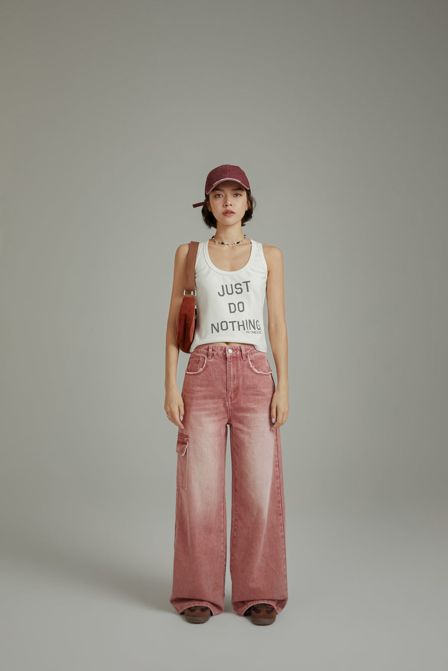 CHUU Color Pocket Wide Denim Jeans