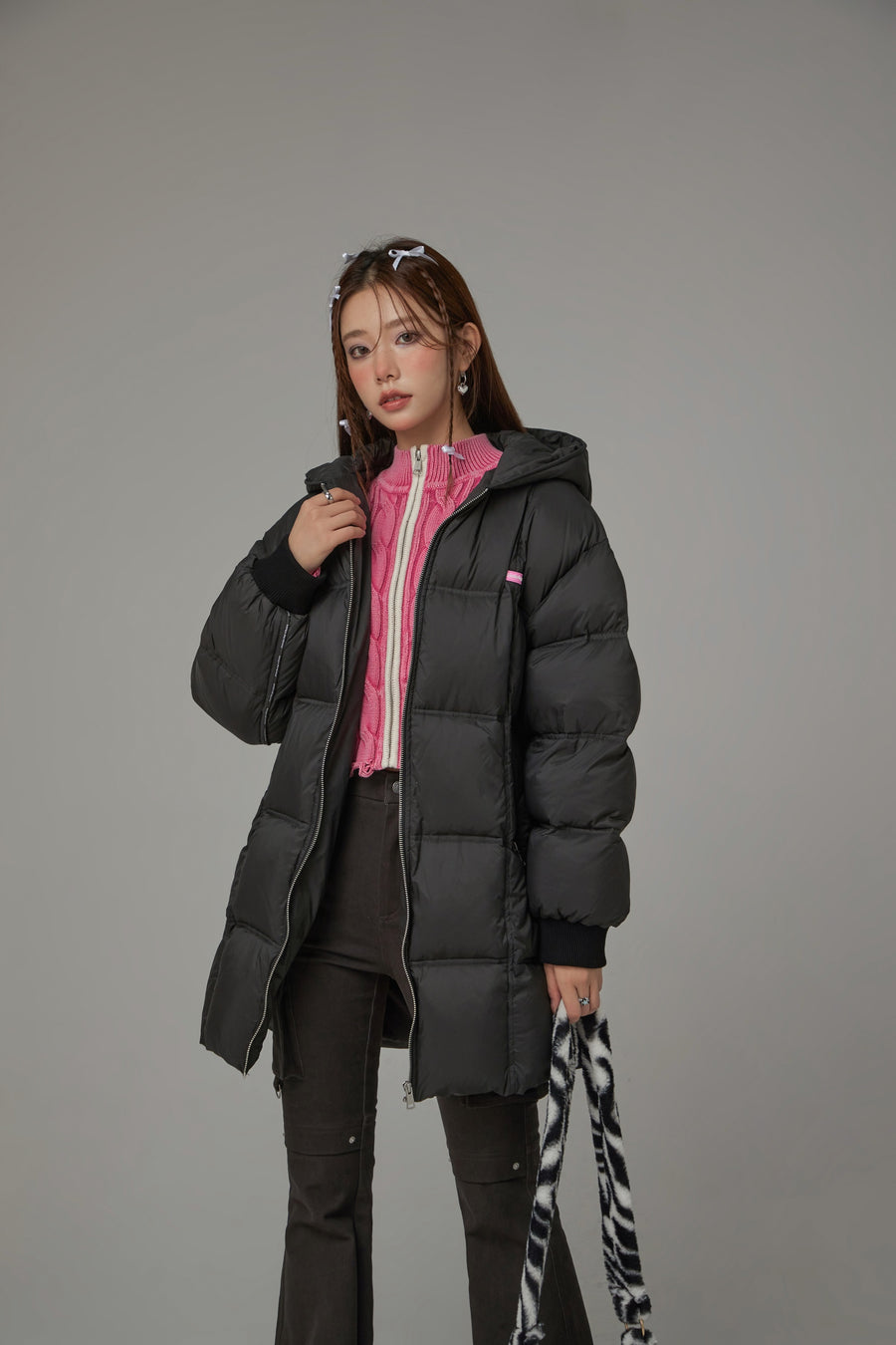 CHUU Hooded Duck Down Padded Jacket