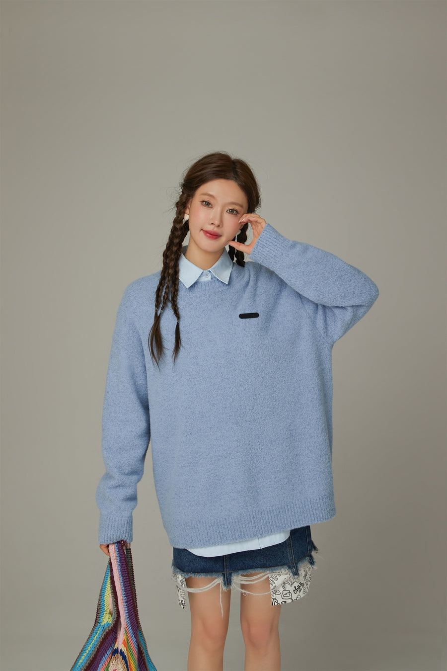 CHUU Basic Loose Fit Knit Sweater