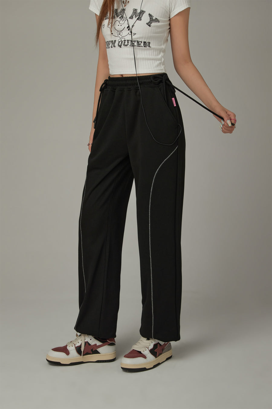 CHUU Elastic Waist Loose Jogger Pants