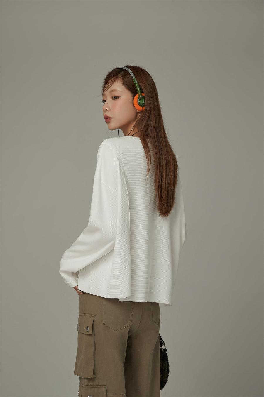 CHUU Embroidered Logo Boxy T-Shirt