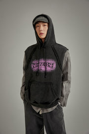 Logo Loose Fit Hooded Vest