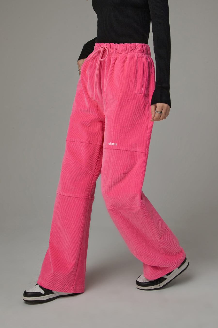 CHUU Casual String Corduroy Pants