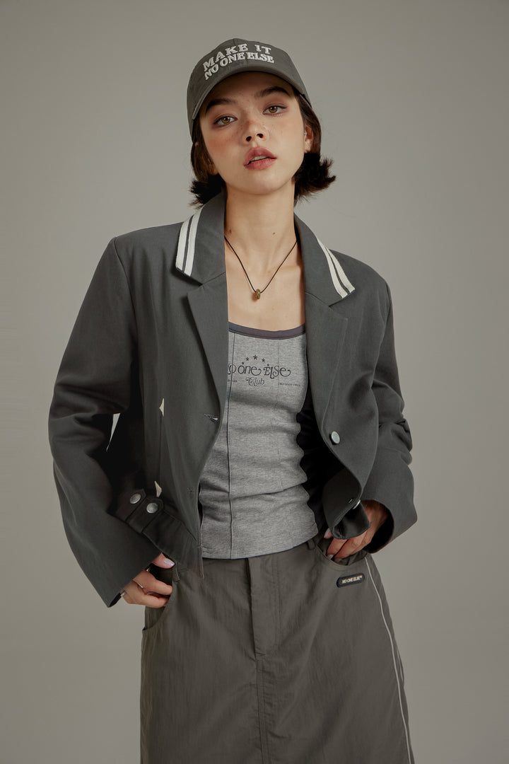 Vintage Sporty Blazer Jacket