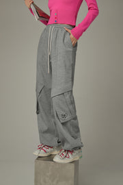 Elastic Waist Pocket Sweatpants