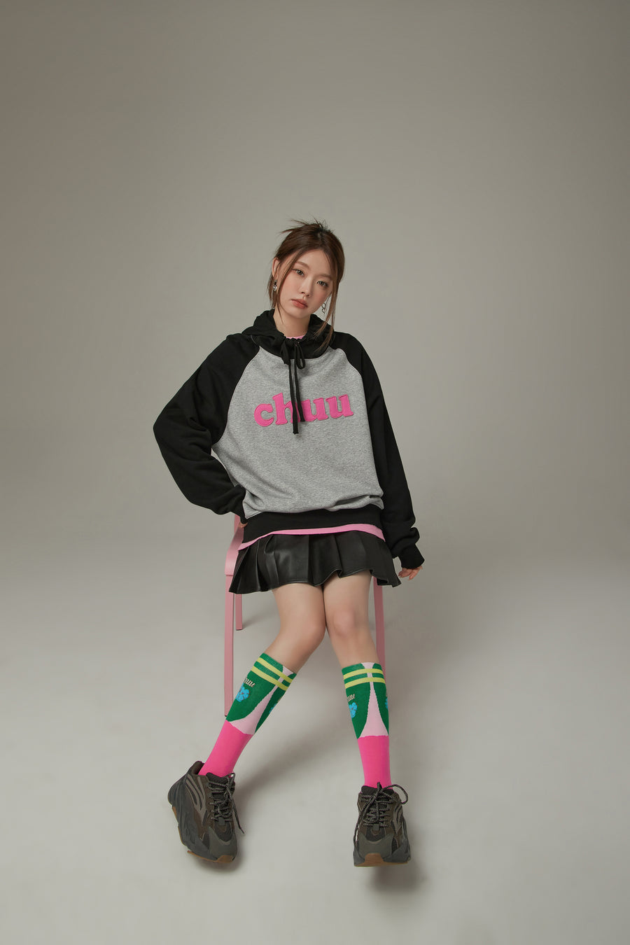 CHUU Sporty Color Knee Socks