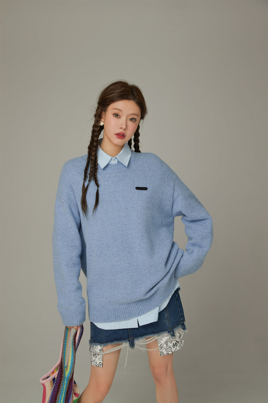 CHUU Basic Loose Fit Knit Sweater