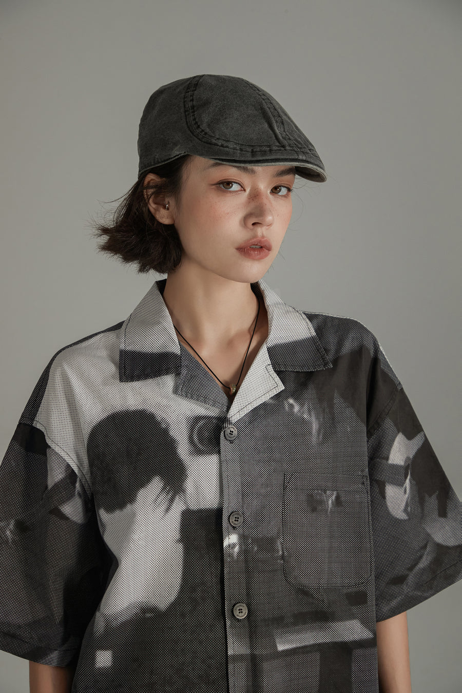 CHUU Printed Loose Fit Casual Shirt